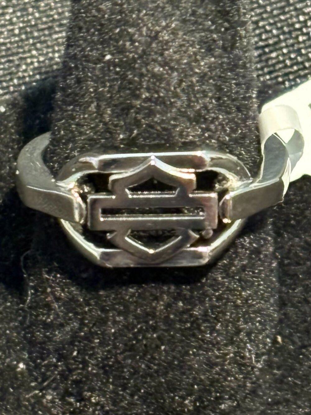 HARLEY DAVIDSON LADIES STAINLESS STEEL RING